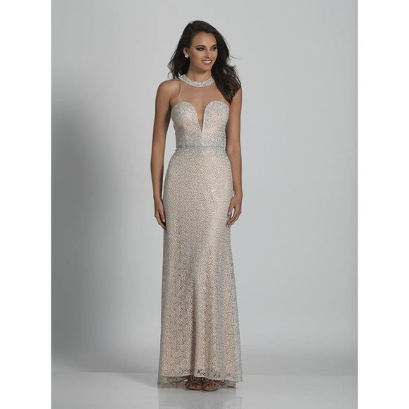 Cream Dave and Johnny Size 4 Mermaid dress